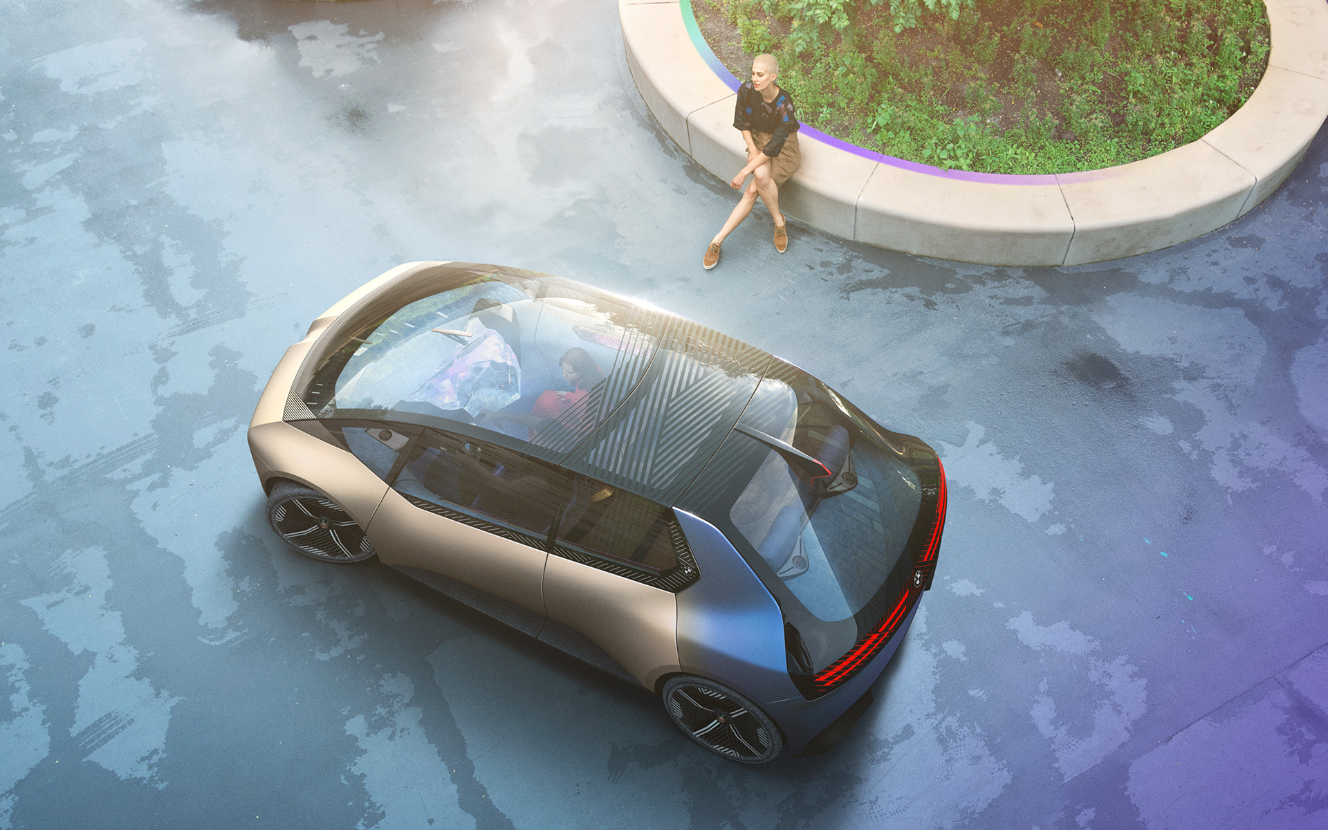 BMW i Vision Circular 2021 samochód studyjny impresja 2